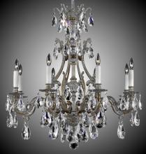 American Brass & Crystal CH9633-A-01G-PI - Eight Light Chandelier